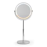 BELDRAY 7'' TELESCOPIC Chrome LED Mirror